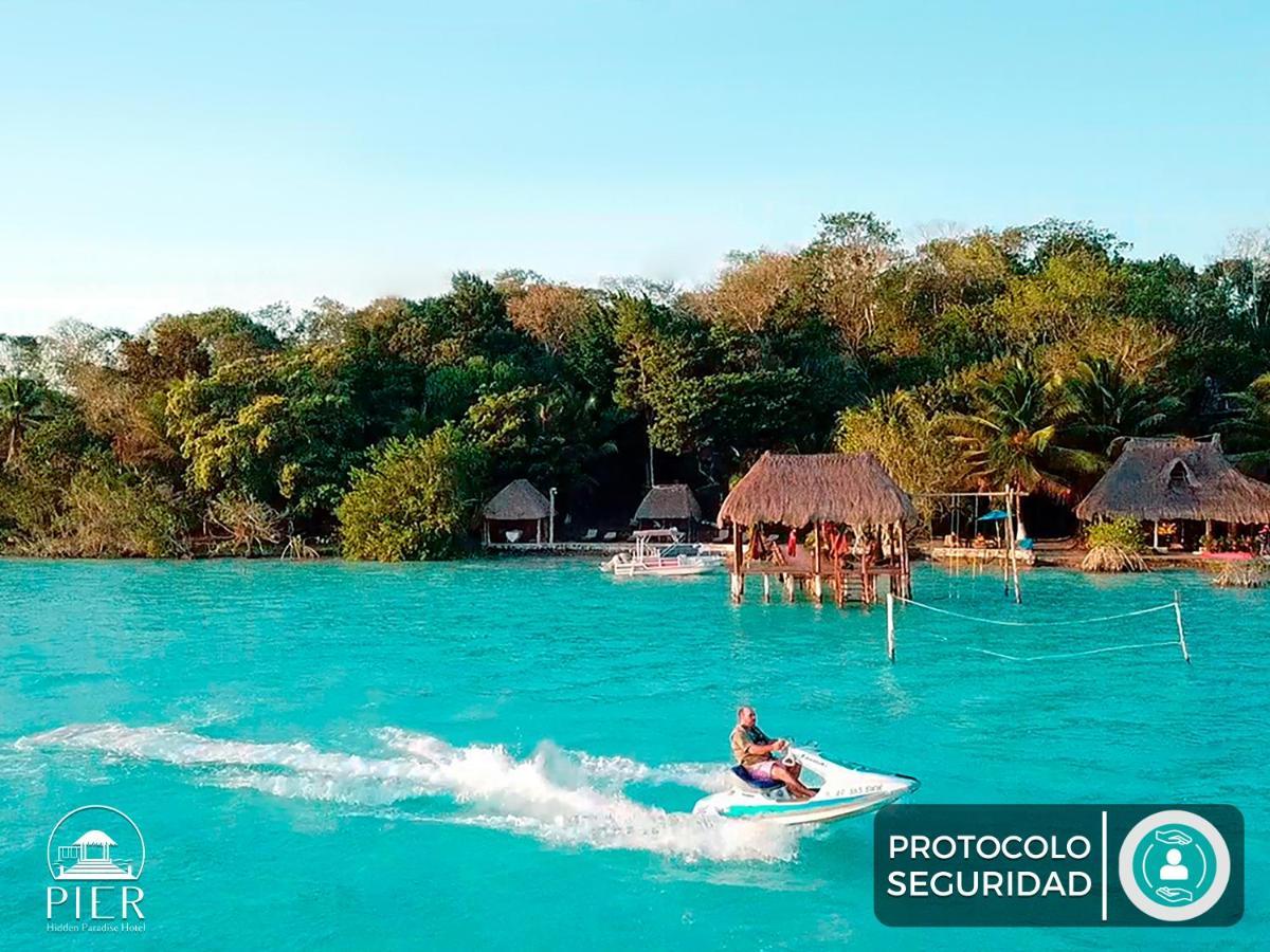 Hotel Wayak Bacalar - Todo Incluido エクステリア 写真