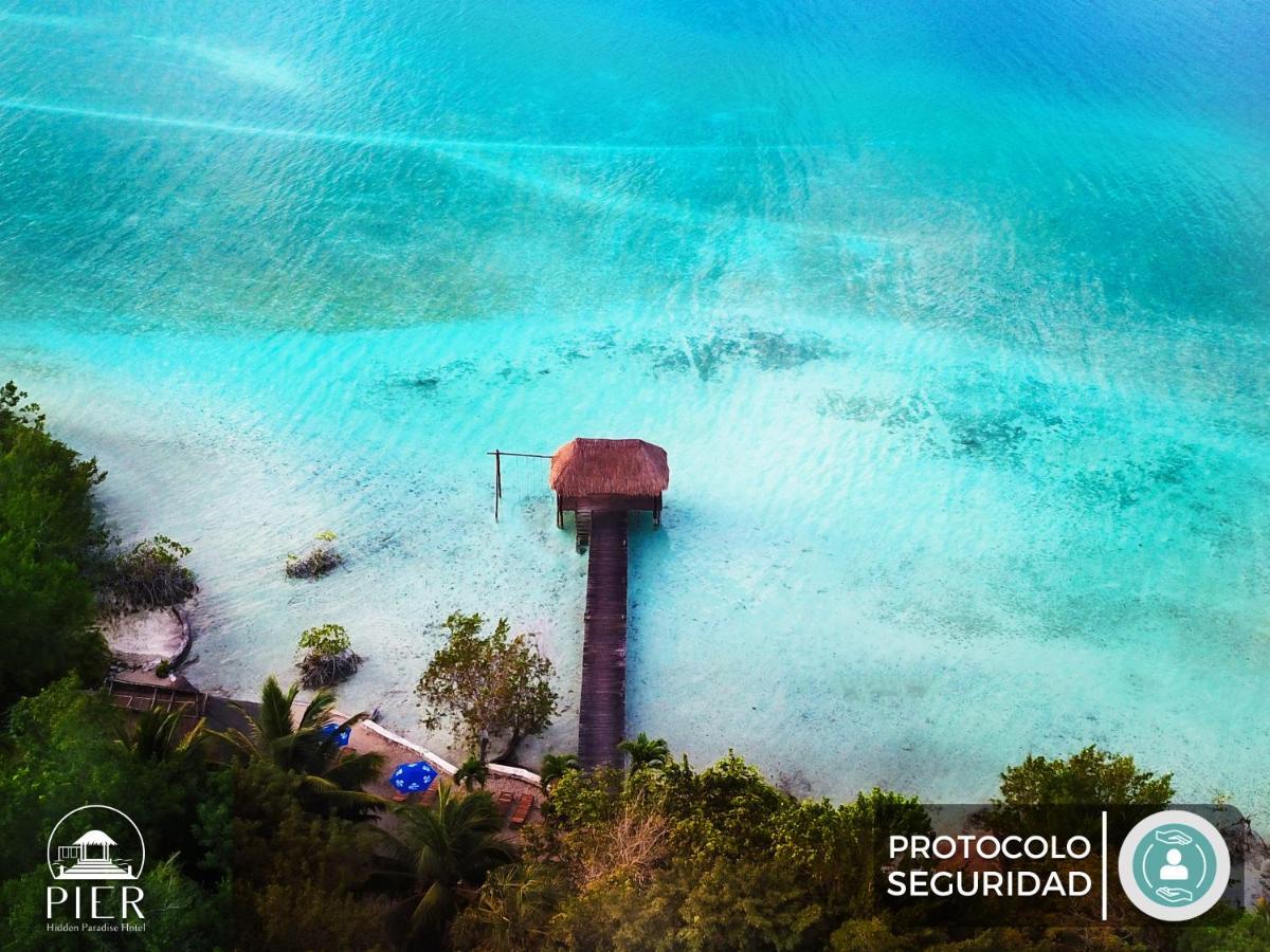 Hotel Wayak Bacalar - Todo Incluido エクステリア 写真