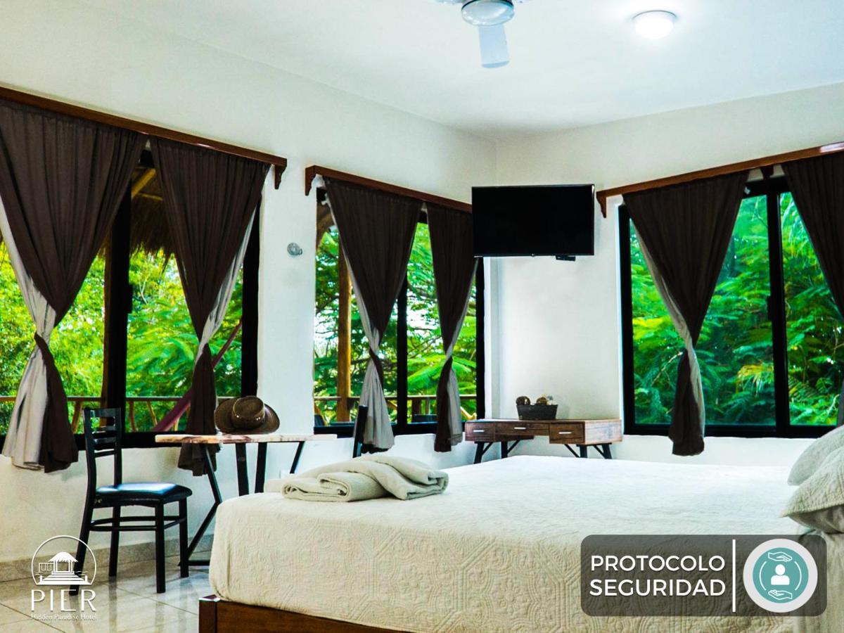 Hotel Wayak Bacalar - Todo Incluido エクステリア 写真