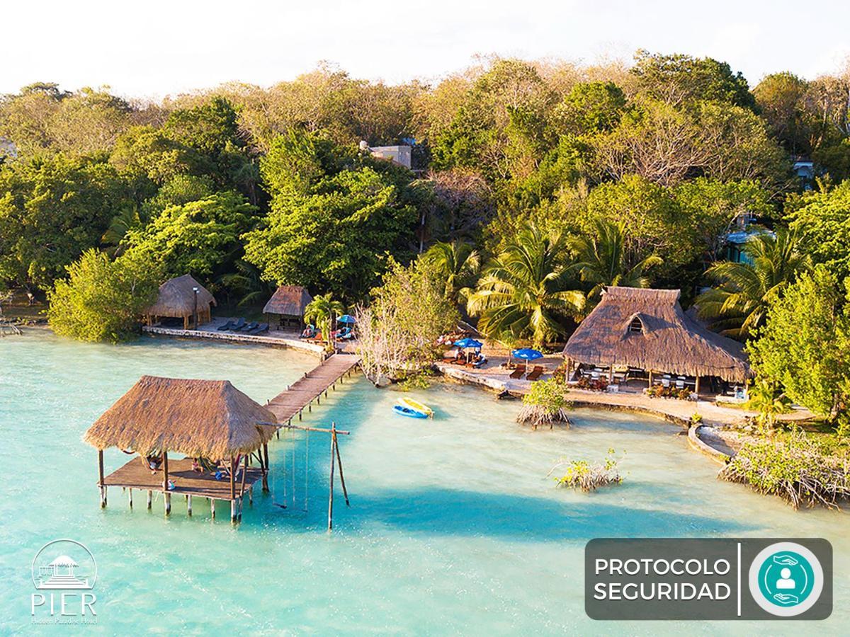 Hotel Wayak Bacalar - Todo Incluido エクステリア 写真