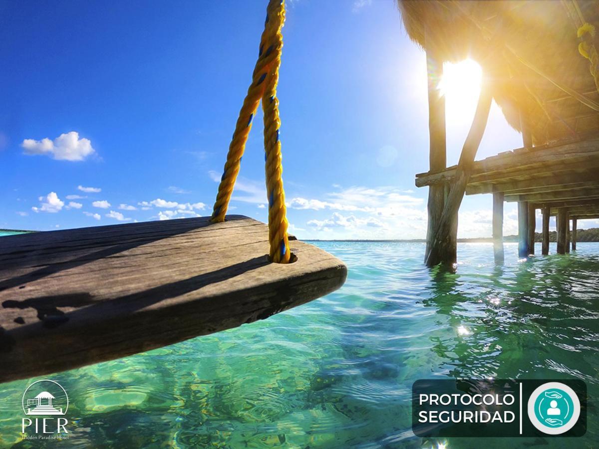 Hotel Wayak Bacalar - Todo Incluido エクステリア 写真