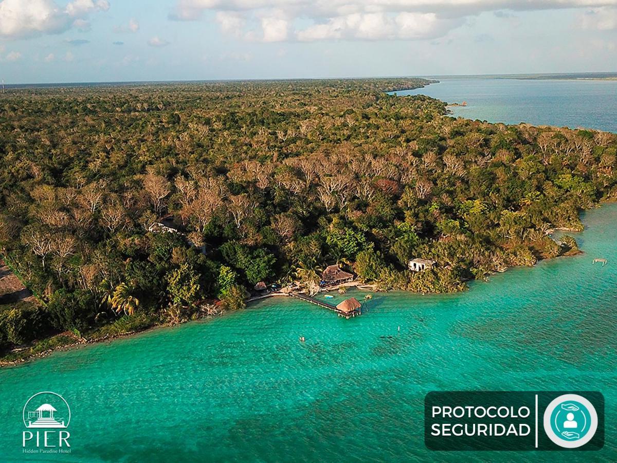 Hotel Wayak Bacalar - Todo Incluido エクステリア 写真