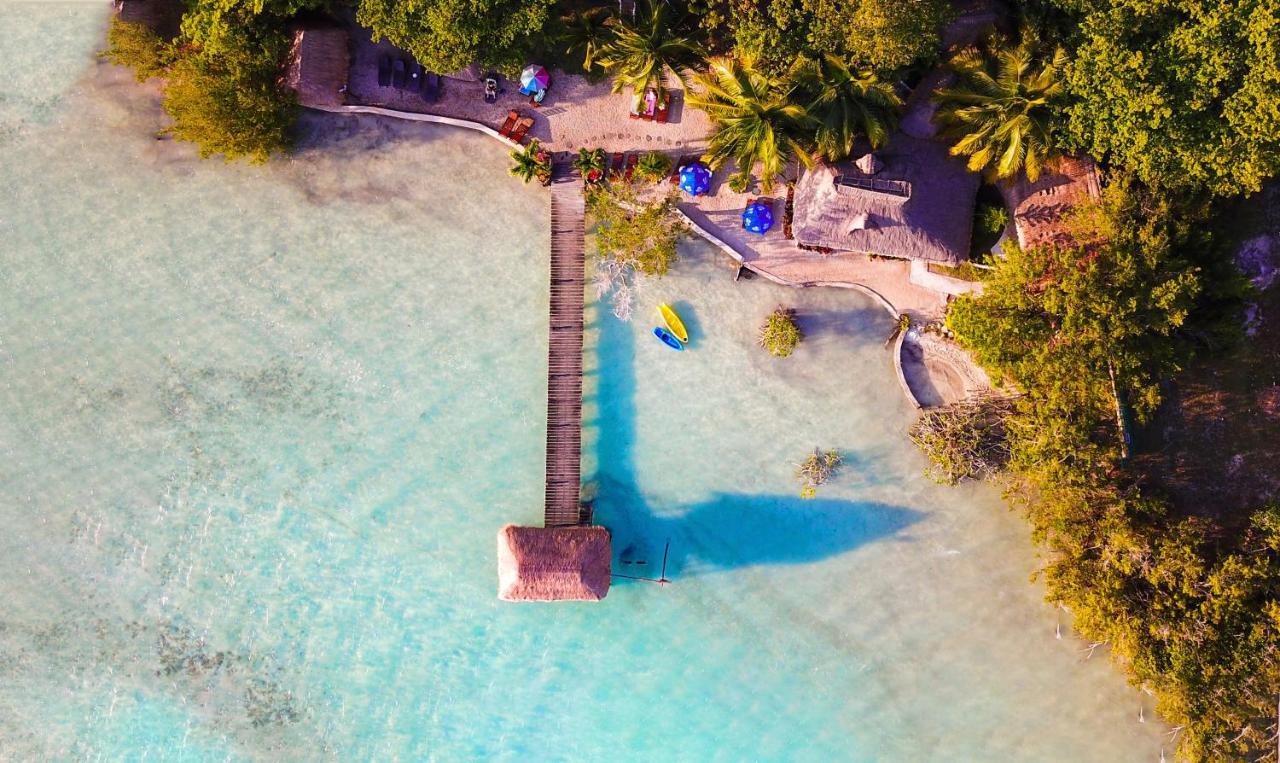 Hotel Wayak Bacalar - Todo Incluido エクステリア 写真