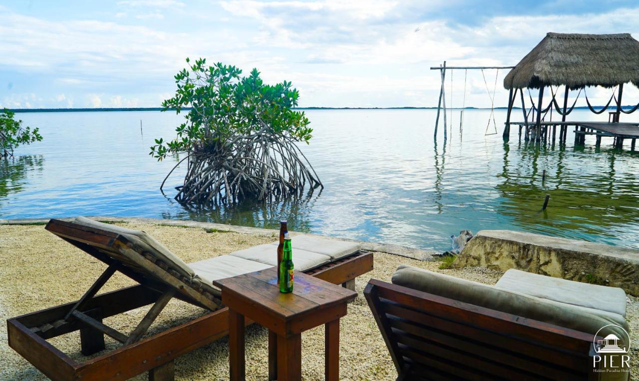 Hotel Wayak Bacalar - Todo Incluido エクステリア 写真