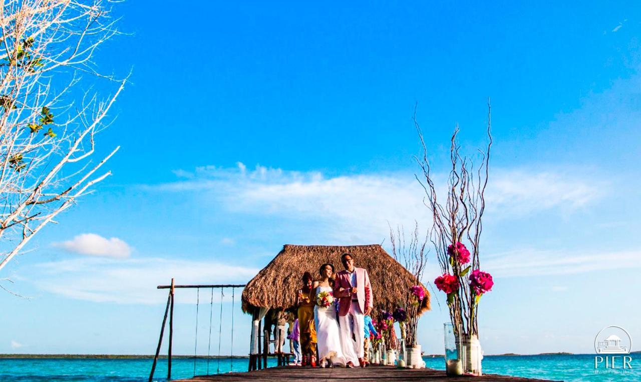 Hotel Wayak Bacalar - Todo Incluido エクステリア 写真