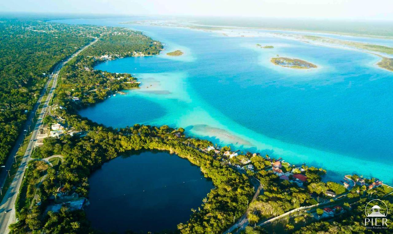 Hotel Wayak Bacalar - Todo Incluido エクステリア 写真