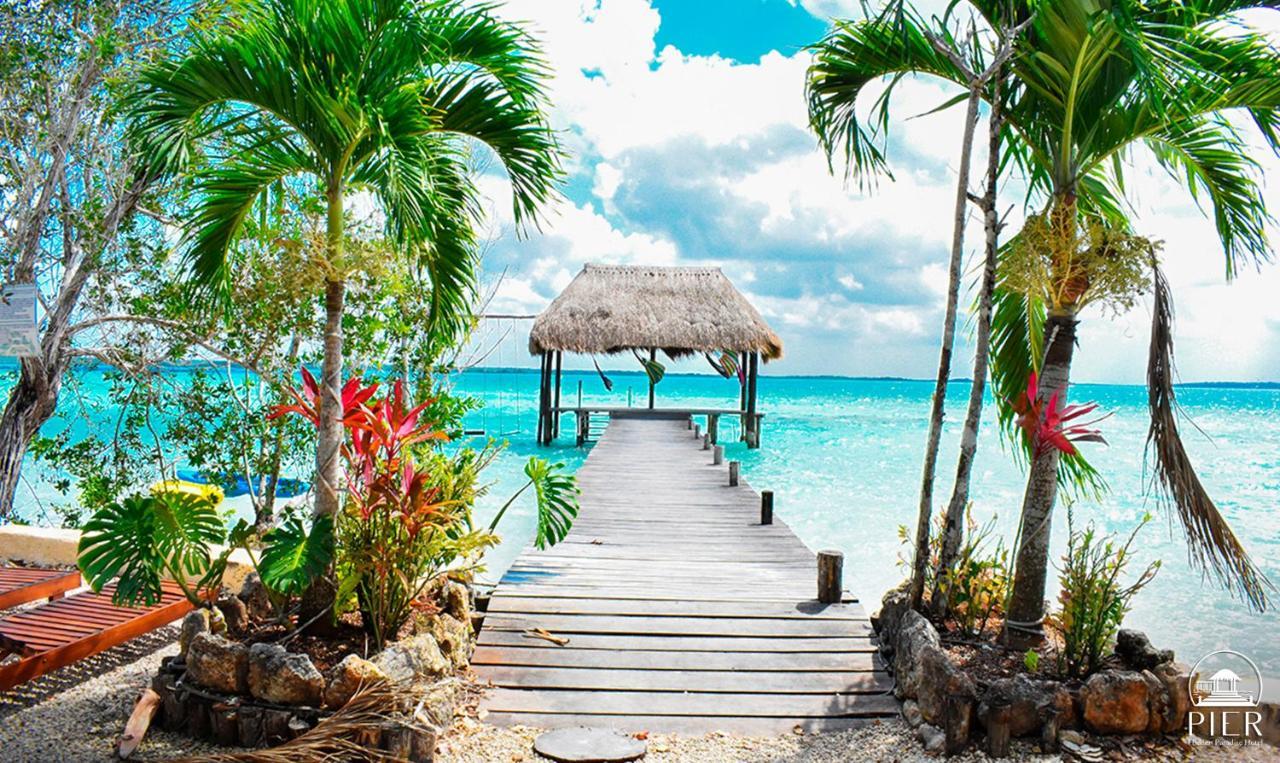 Hotel Wayak Bacalar - Todo Incluido エクステリア 写真