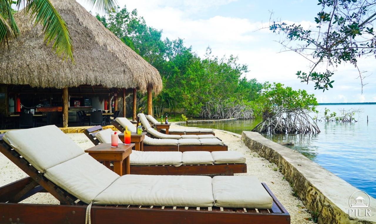 Hotel Wayak Bacalar - Todo Incluido エクステリア 写真