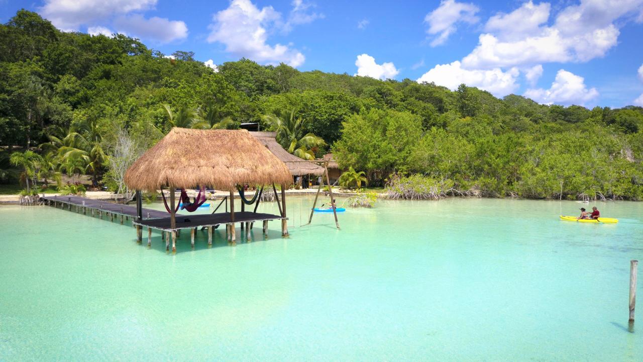 Hotel Wayak Bacalar - Todo Incluido エクステリア 写真