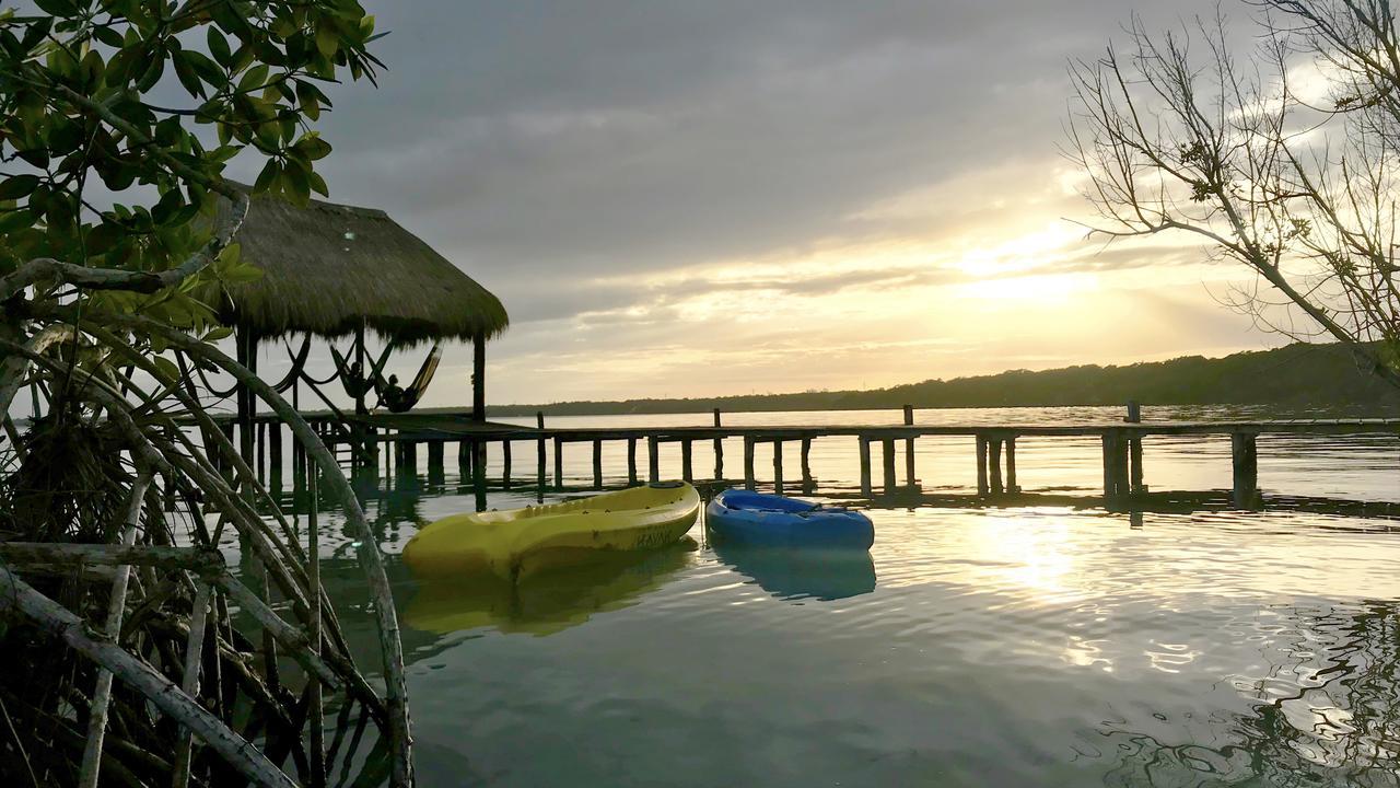 Hotel Wayak Bacalar - Todo Incluido エクステリア 写真